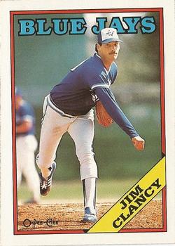 1988 O-Pee-Chee Baseball Cards 054      Jim Clancy
